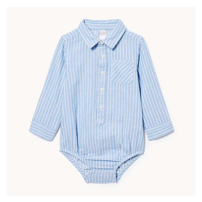 Baby Boys' Woven Bodysuit